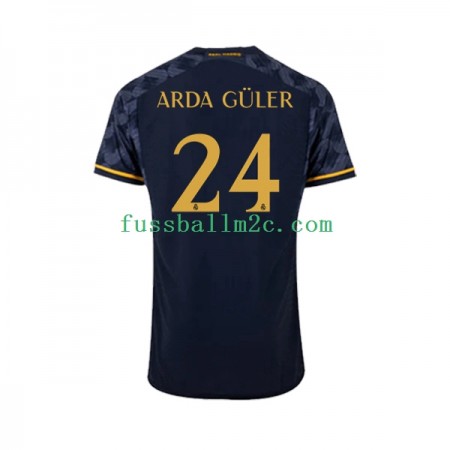 Fußballtrikots Real Madrid Arda Guler 24 Auswärts Trikotsatz 2023-2024